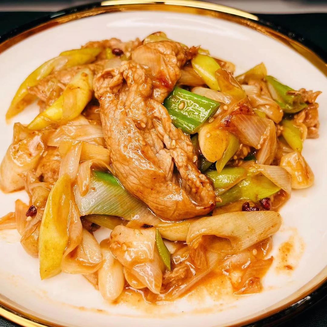 葱爆牛肉，牛肉鲜嫩是关键