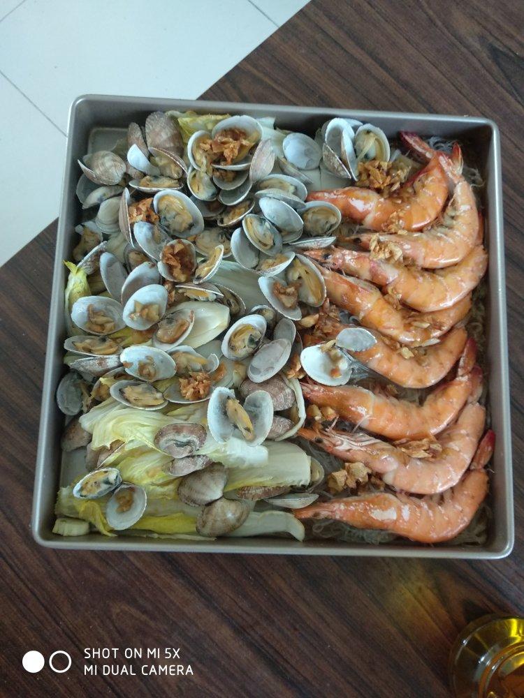 蒜蓉海鲜蔬菜大咖
