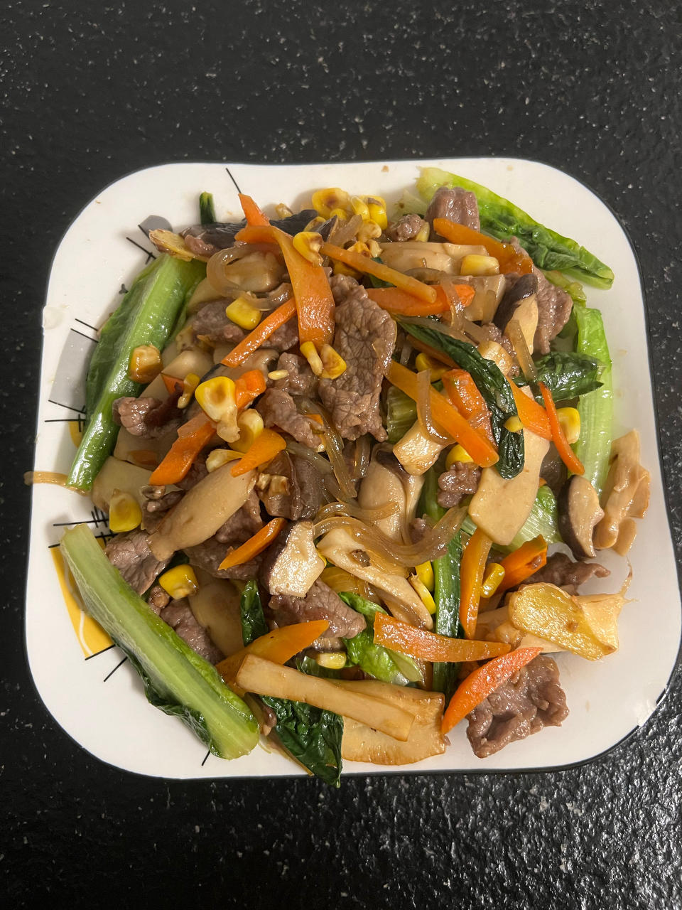 炒杂蔬-简单易做又好吃的素菜，快点来！