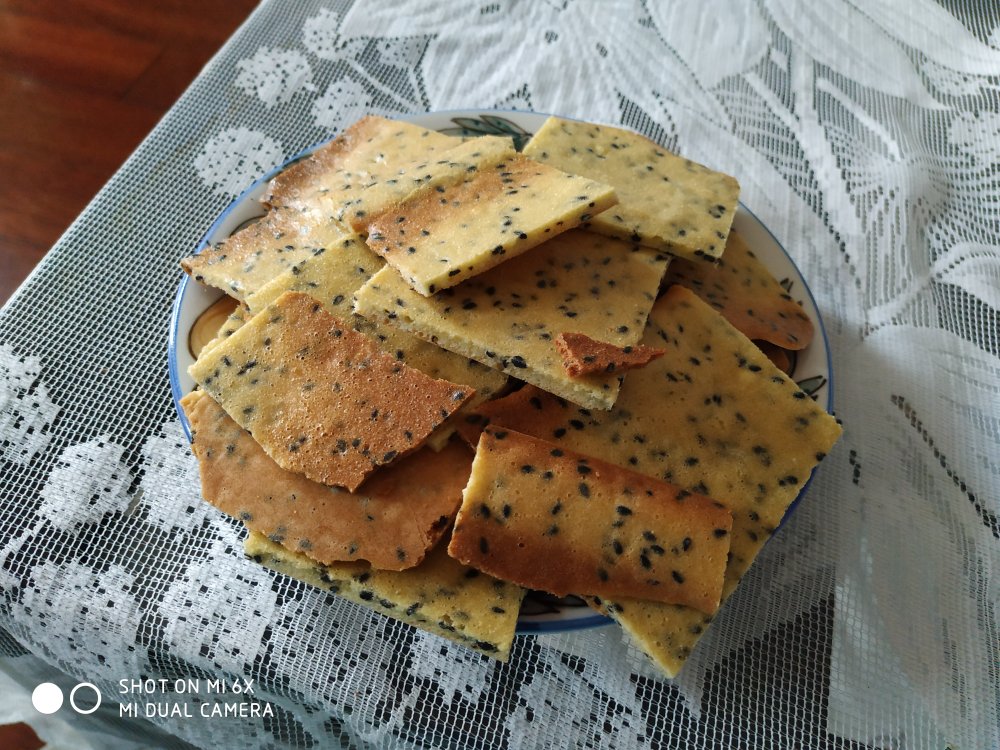 黑芝麻小饼干