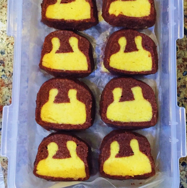 抹茶兔兔曲奇（比熊猫简单！超详细实物图+超良心手绘图）