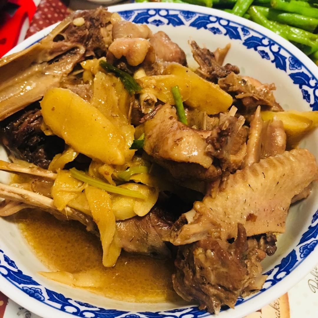 子姜炒鸭
