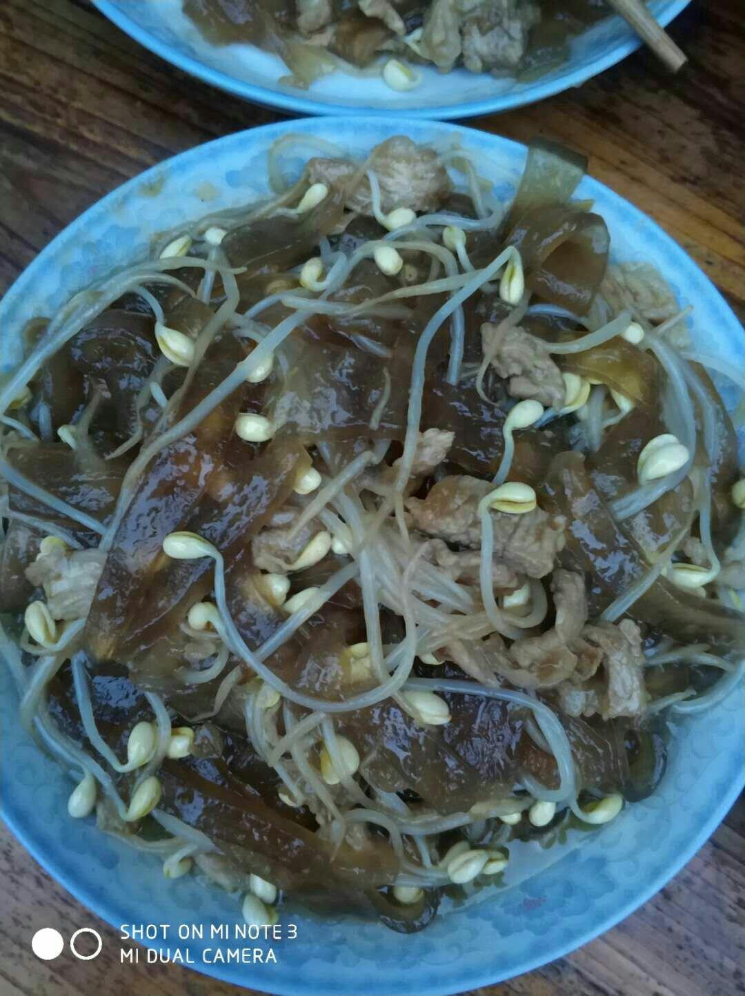 弹力十足～红薯粉皮