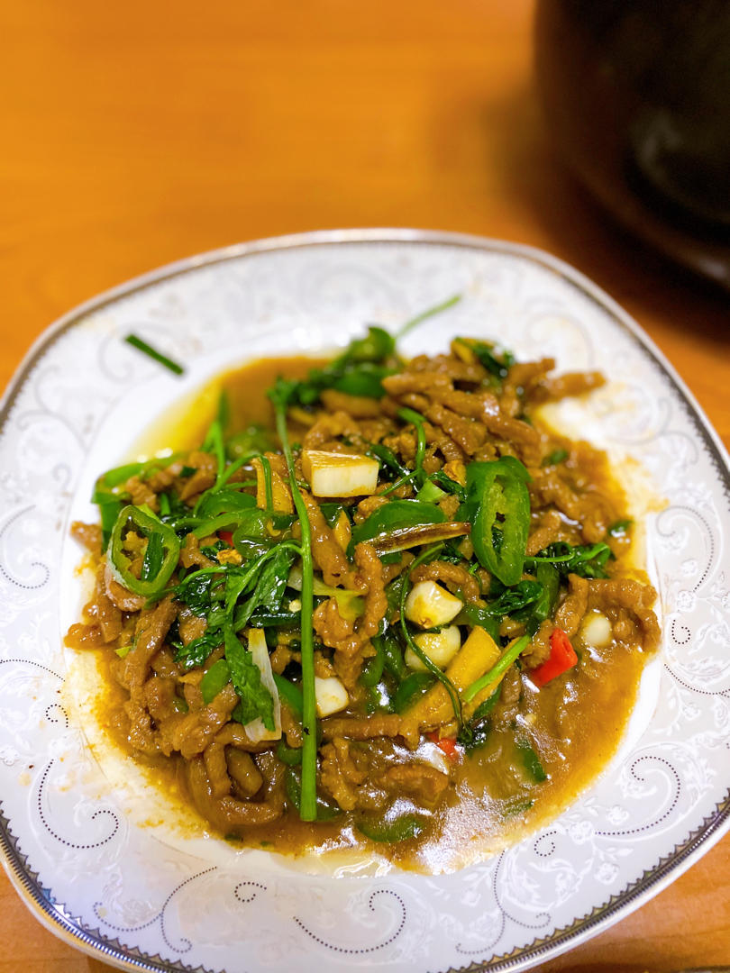小炒牛肉丝