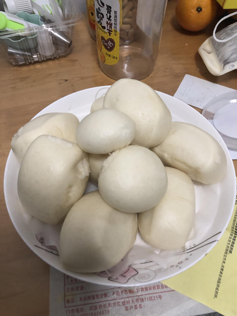 一发奶香小馒头，口感特别好！