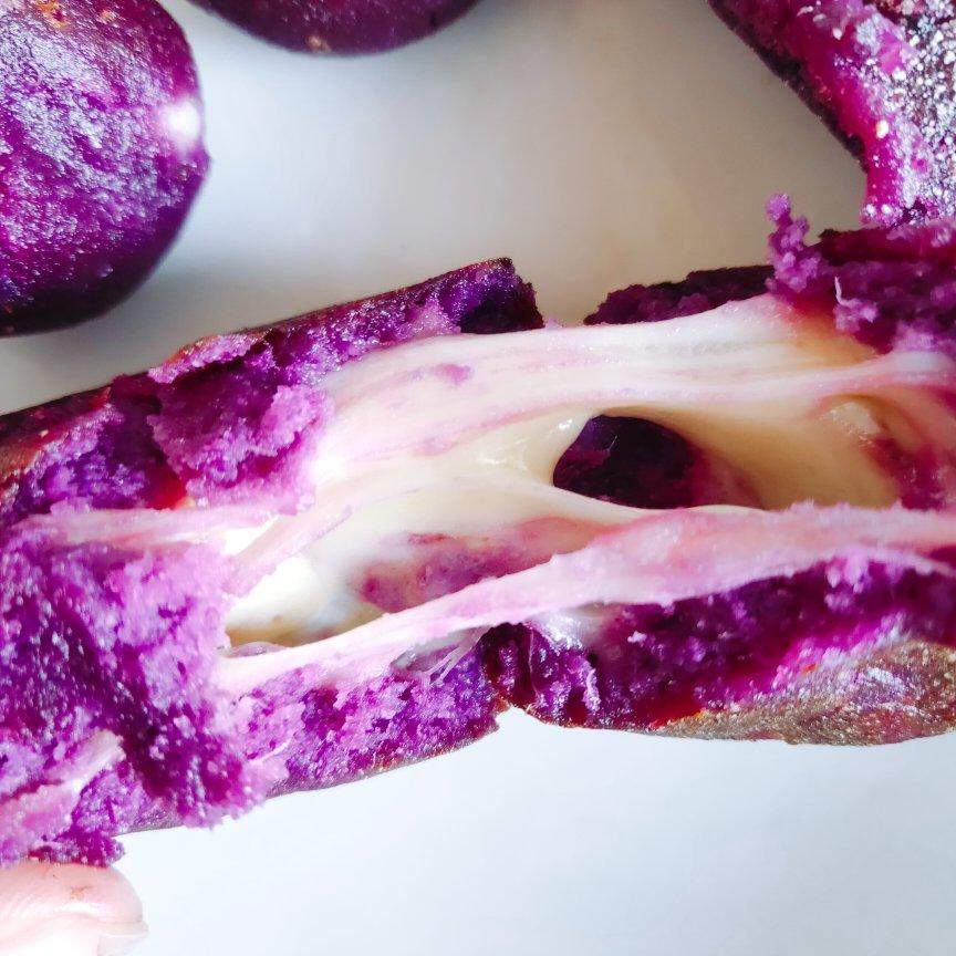 足矣啊做的爆浆芝士紫薯