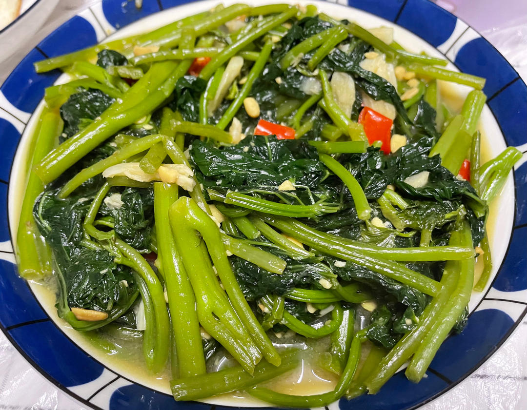 普宁豆酱炒空心菜