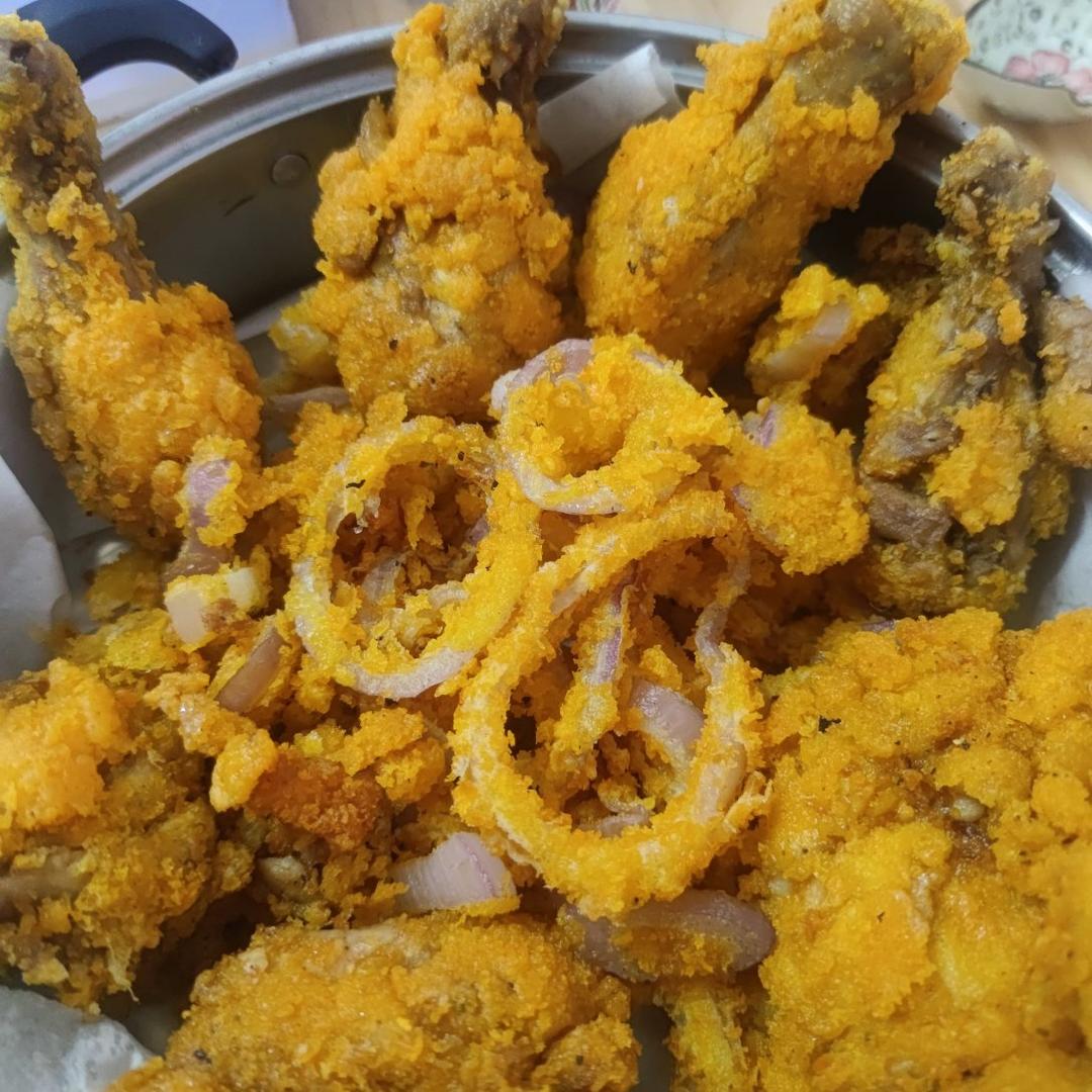 面包糠炸鸡腿（可以和肯德基相媲美的炸鸡腿）