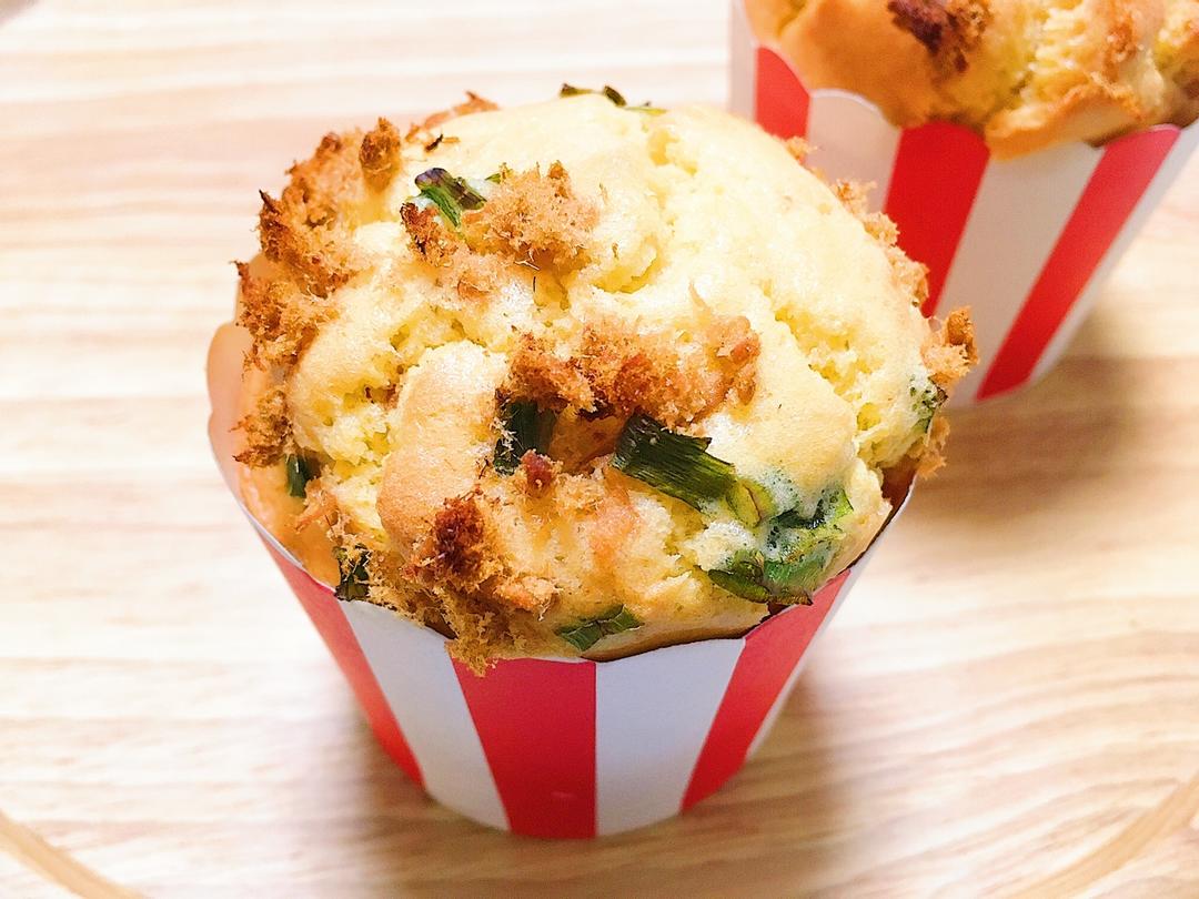 香葱肉松杯子蛋糕