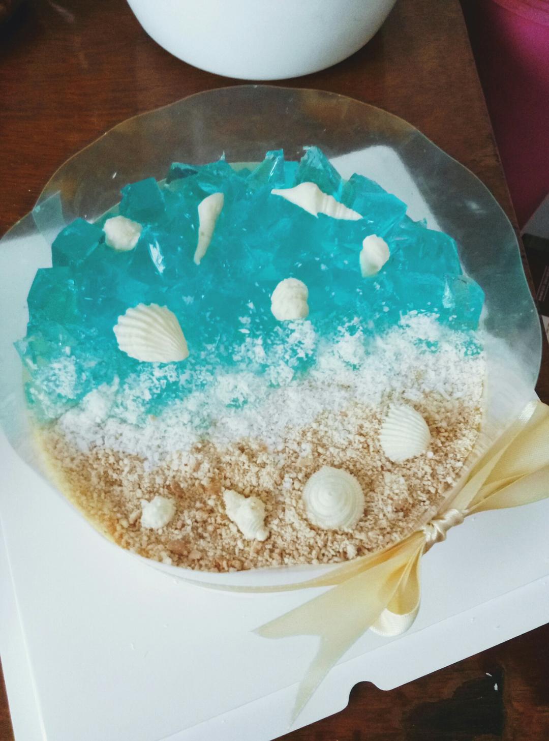 海洋酸奶慕斯蛋糕