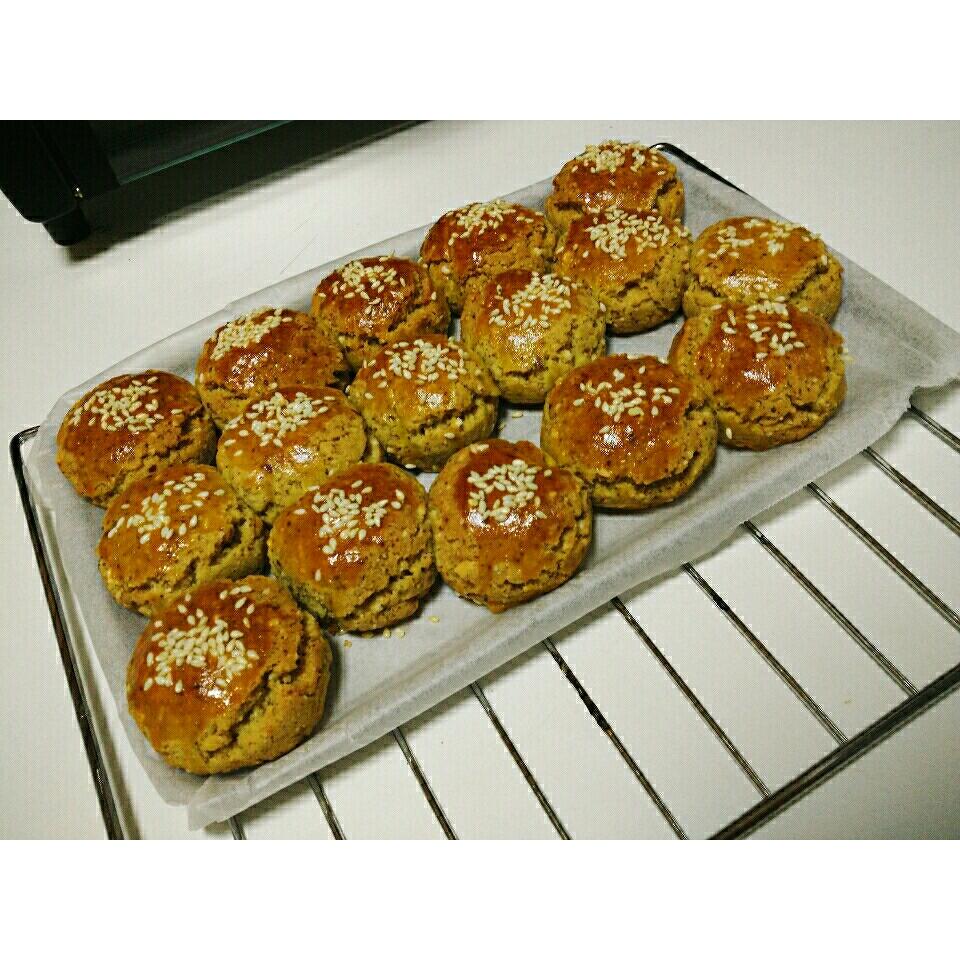 超级好吃的花生酥饼（橄榄油版）