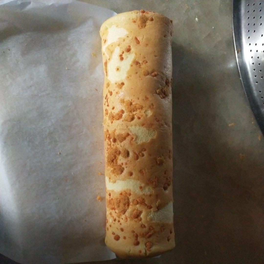 香葱肉松肥蛋糕卷～