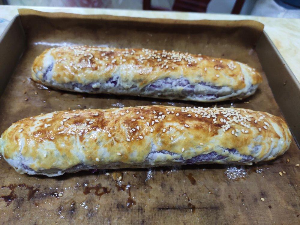 万能的手抓饼系列～紫薯酥