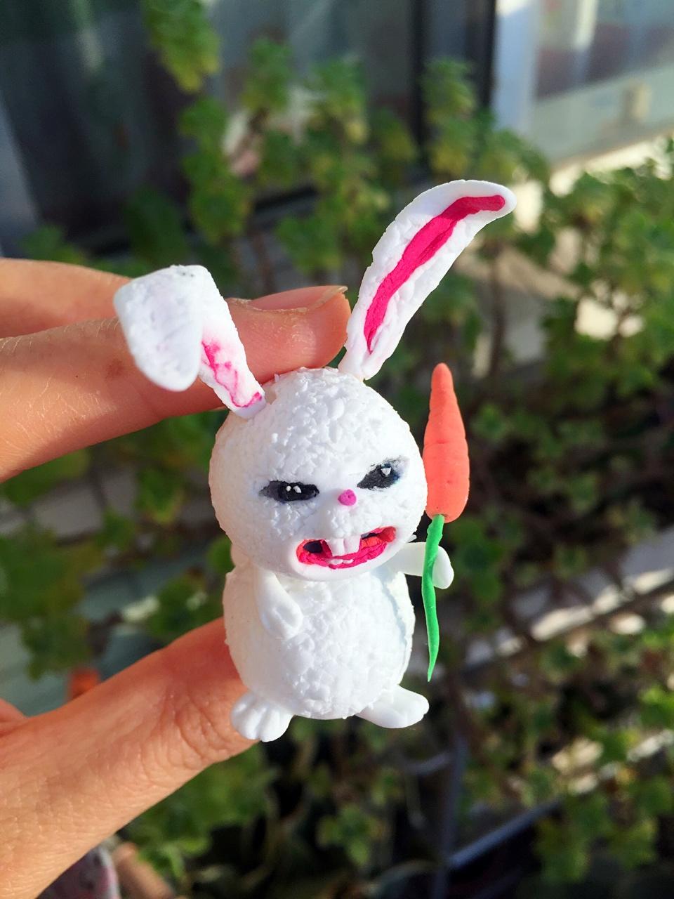 翻糖兔子玩偶制作