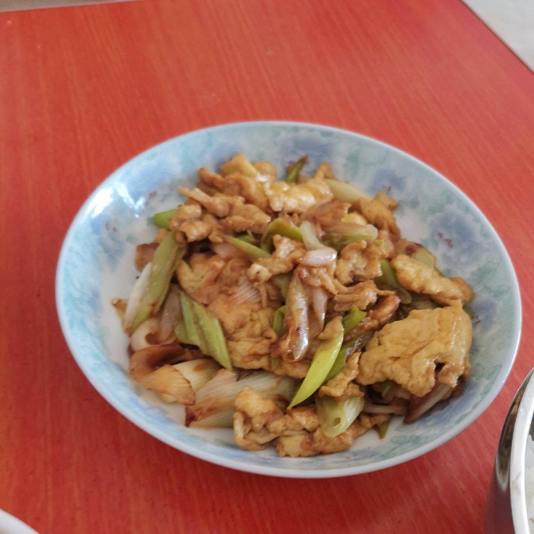 东北的大葱炒蛋