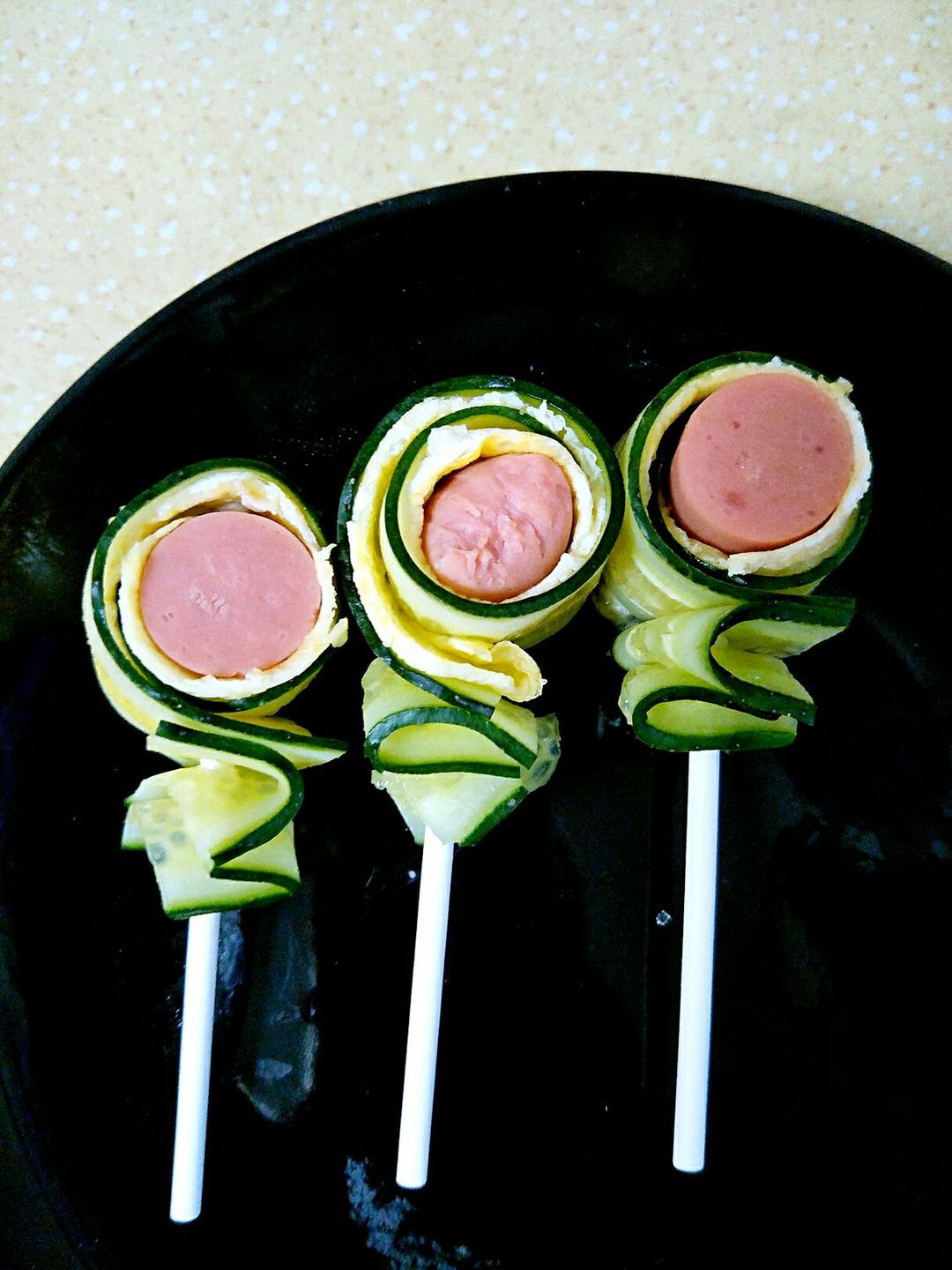 便当扮美神器——黄瓜棒棒糖