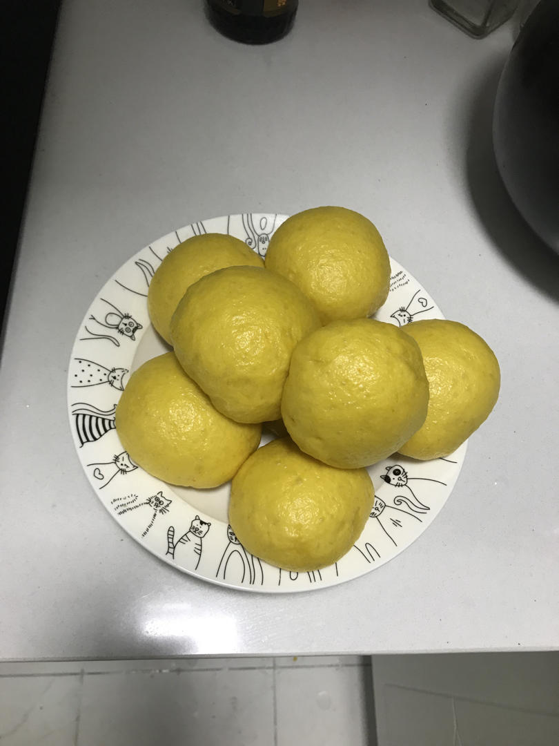 南瓜双色馒头