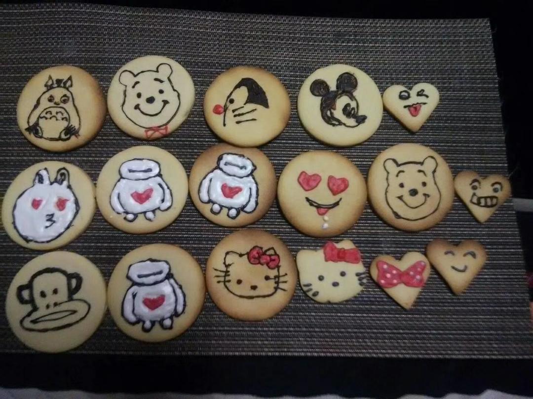 糖霜饼干底，无烤盘平整饼干（普通面粉详细版）