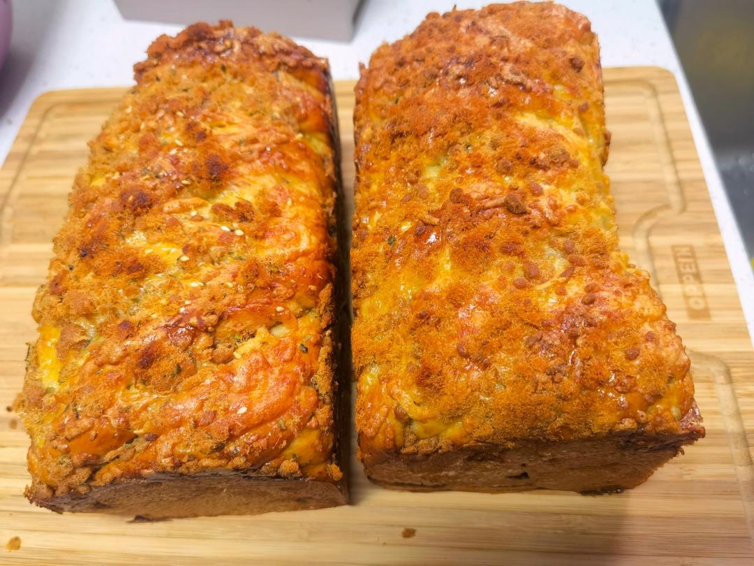 香葱肉松吐司好吃到停不下来