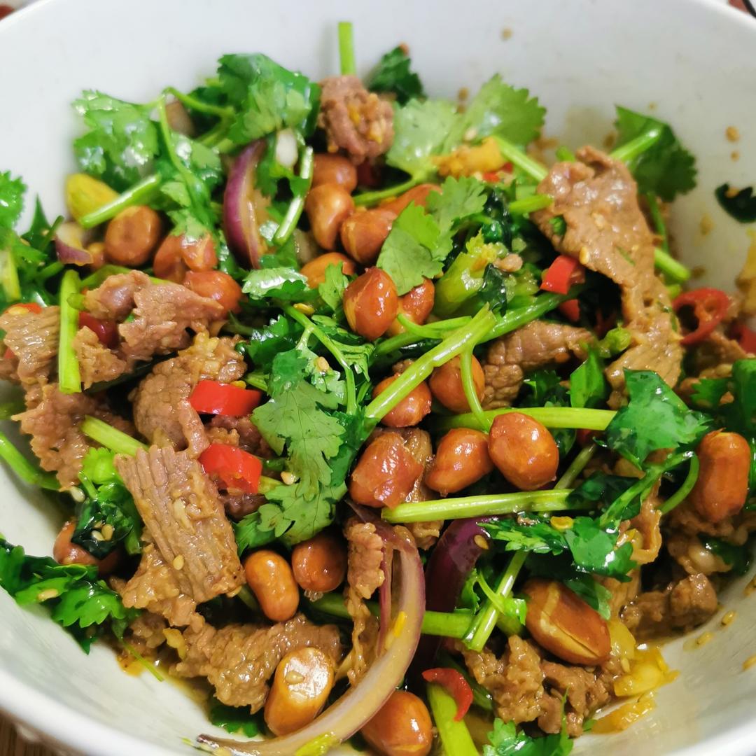 丈母娘吃了都夸的凉拌香菜牛肉