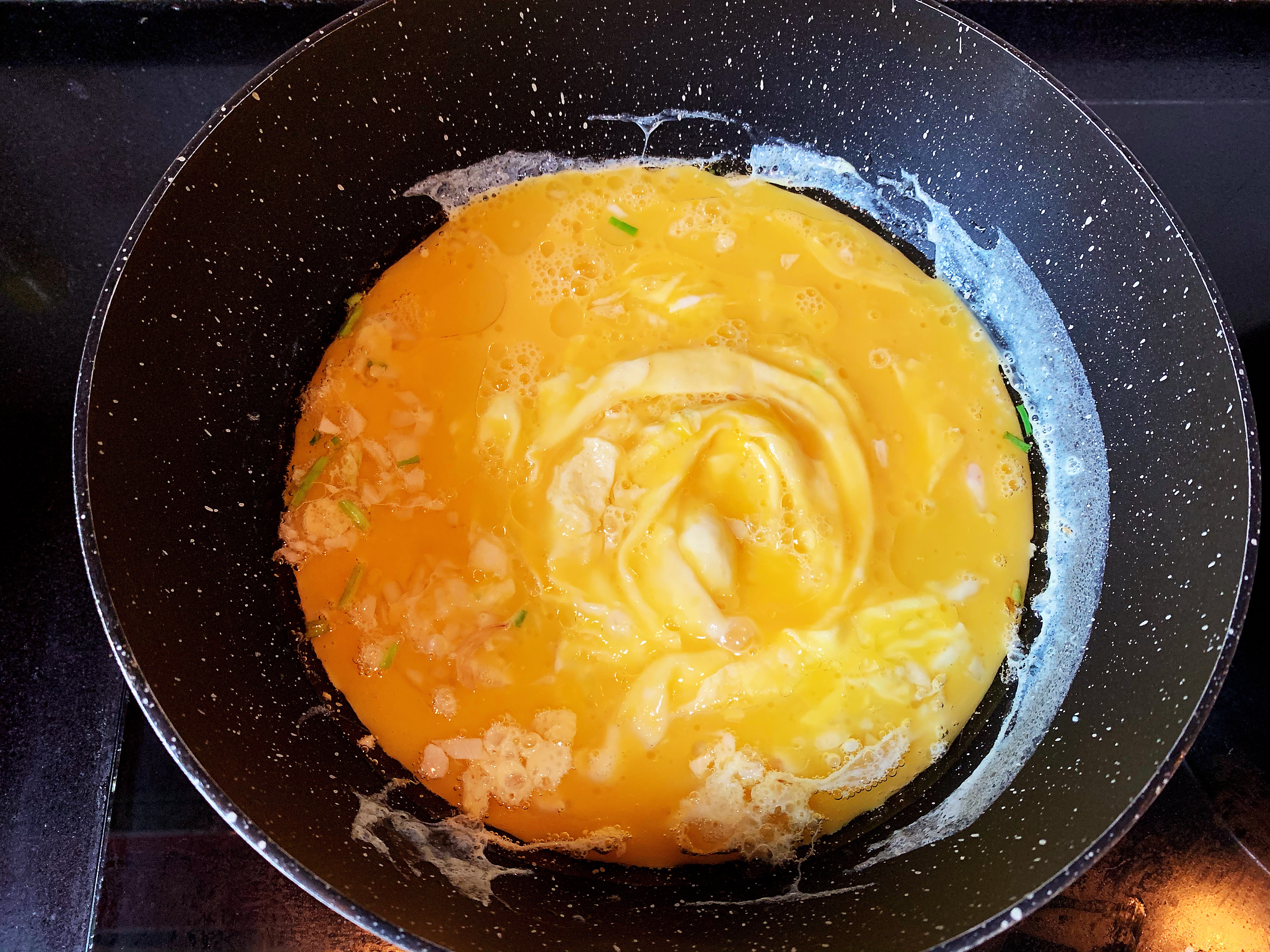 家常快手青椒木耳炒鸡蛋的做法 步骤5