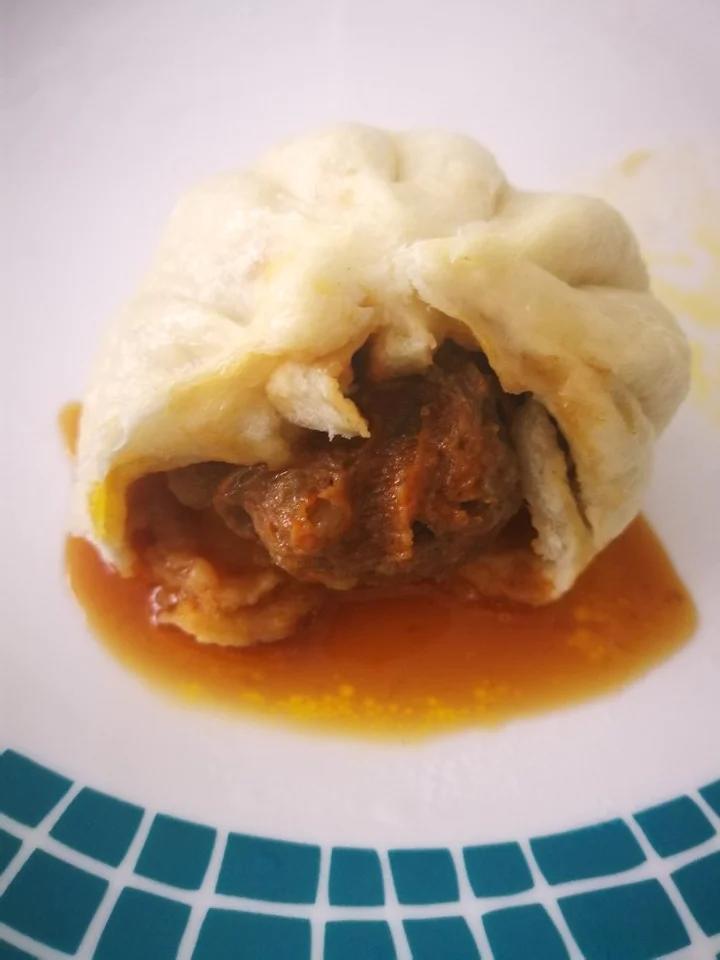 鲜美多汁的洋葱牛肉包子