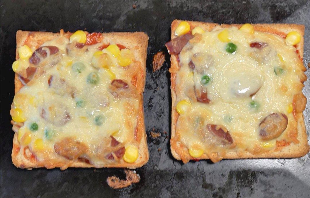 吐司简易披萨