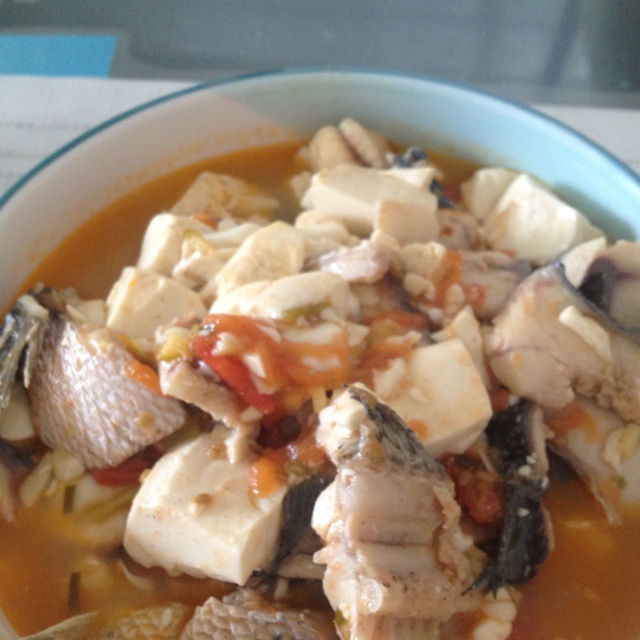 番茄黑鱼豆腐汤