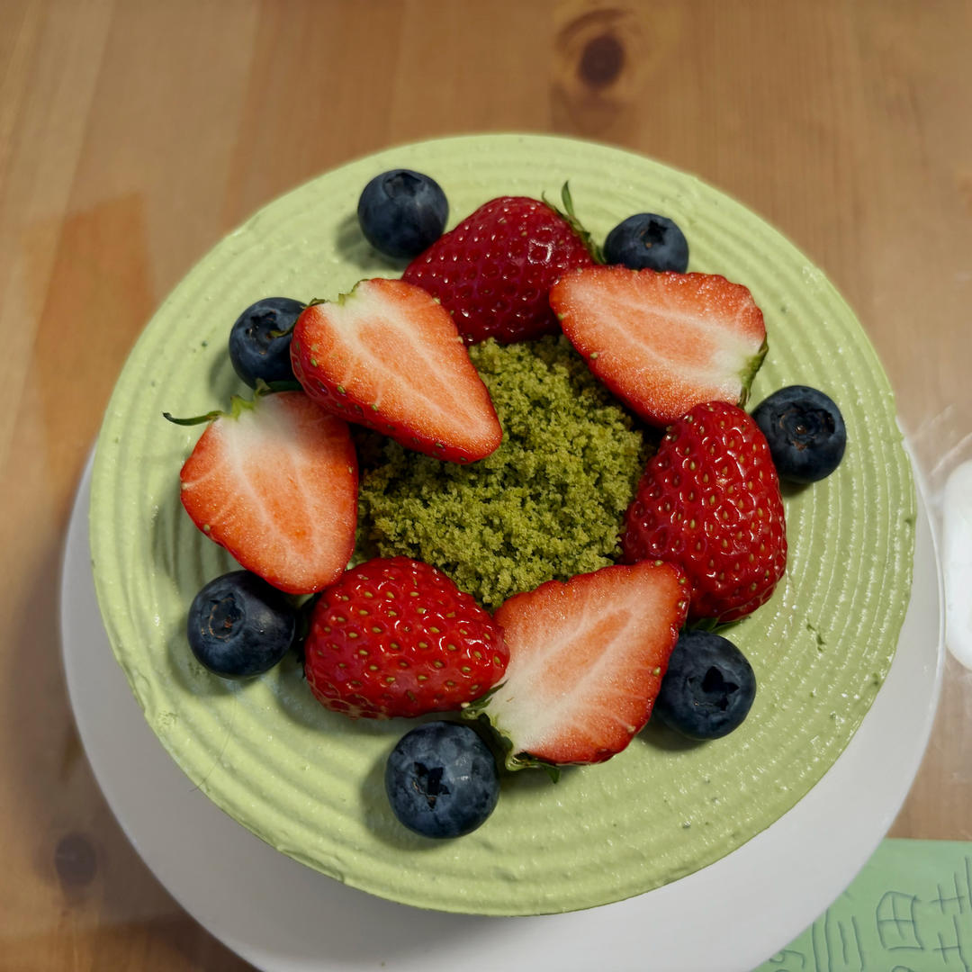 抹茶牛乳冻芝士蛋糕🍰丝滑绵密入口即化