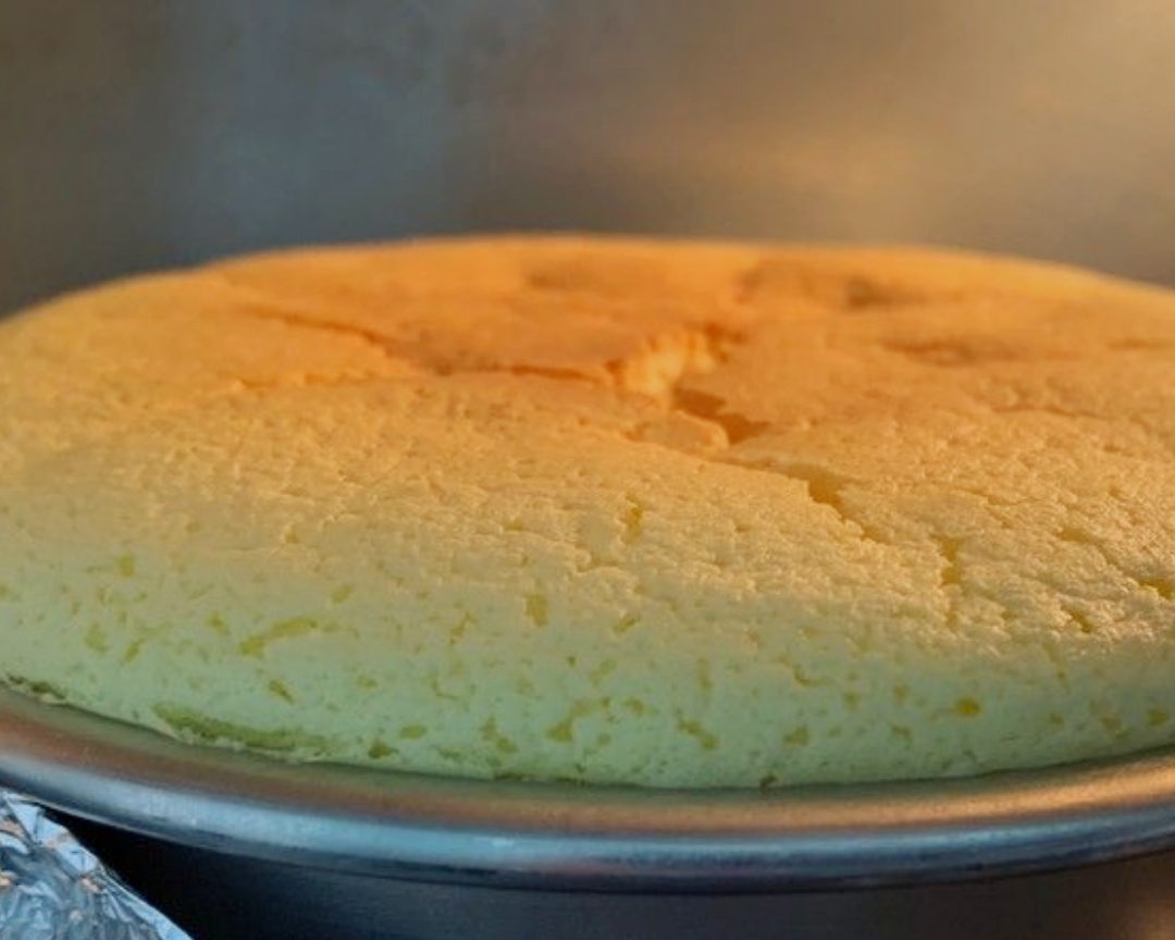 最简单款的轻乳酪蛋糕6寸版的做法 步骤12