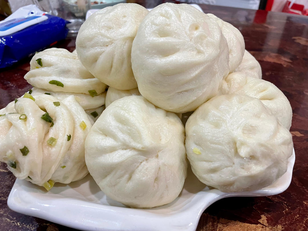 纯素馅，香菇油菜包的做法，营养鲜美，买都买不到