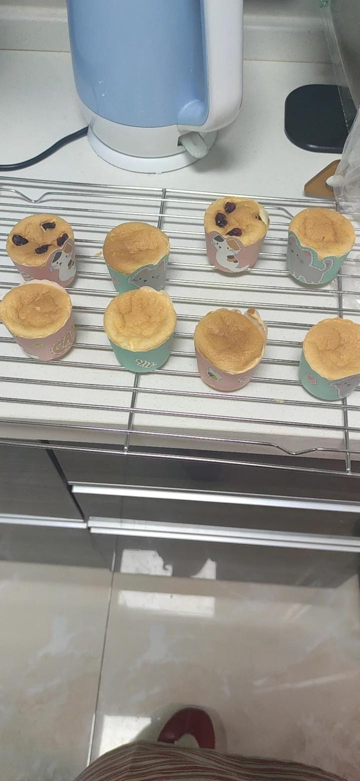纸杯蛋糕 8寸戚风蛋糕的量