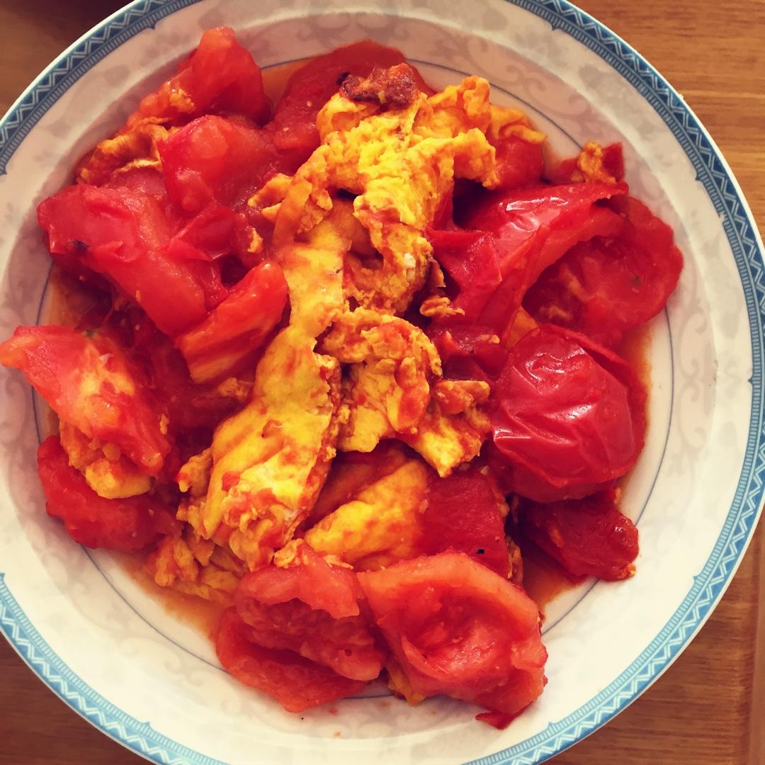 鸡蛋炒西红柿i