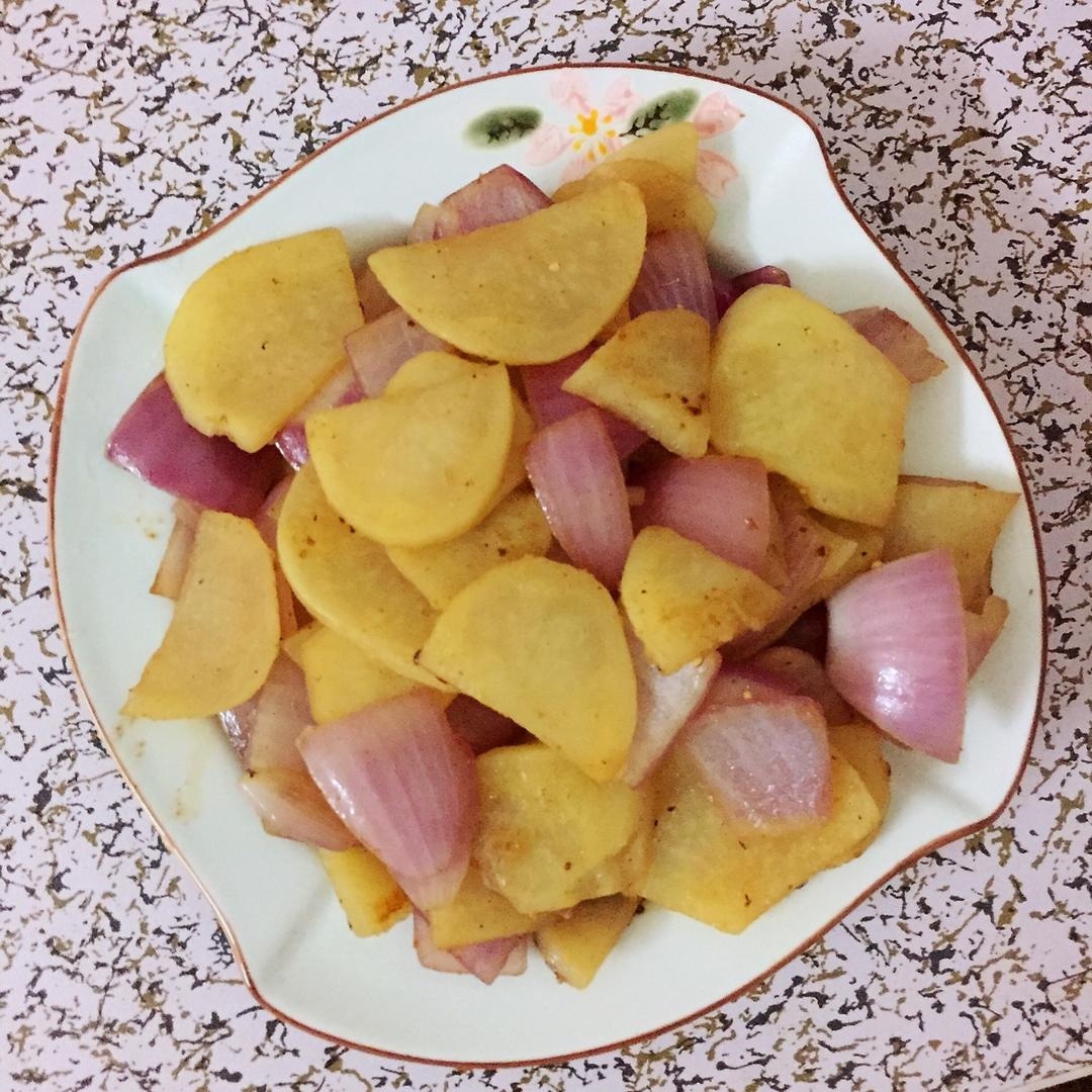 孜然洋葱土豆片