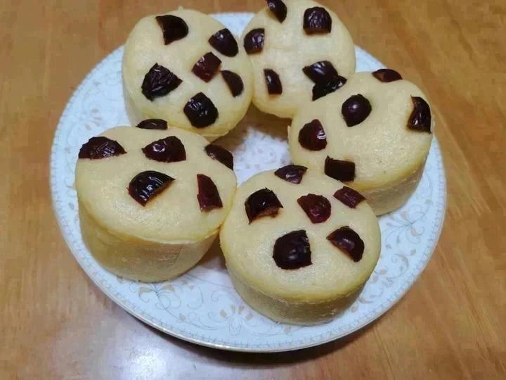🌸美味营养的奶香玉米面大米粉米发糕（酵母版）🌸