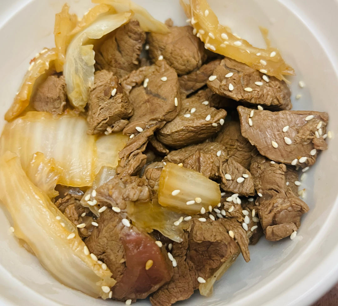 白菜炖肉（简单版）