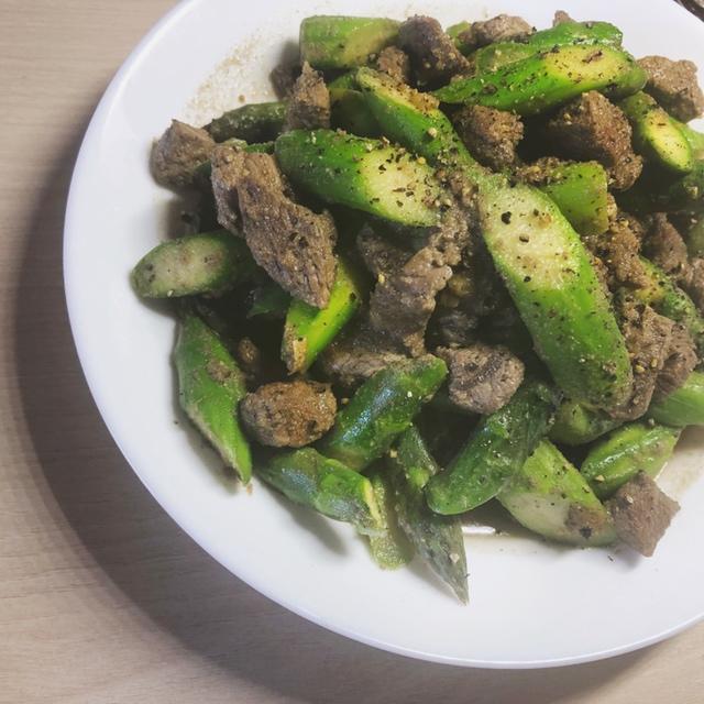 【曼食慢语】蚝油芦笋牛肉粒