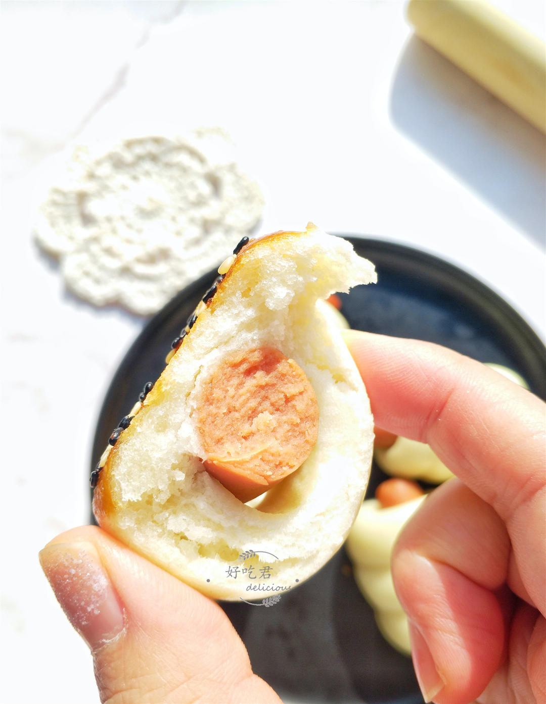 纯奶手撕吐司的做法 步骤1