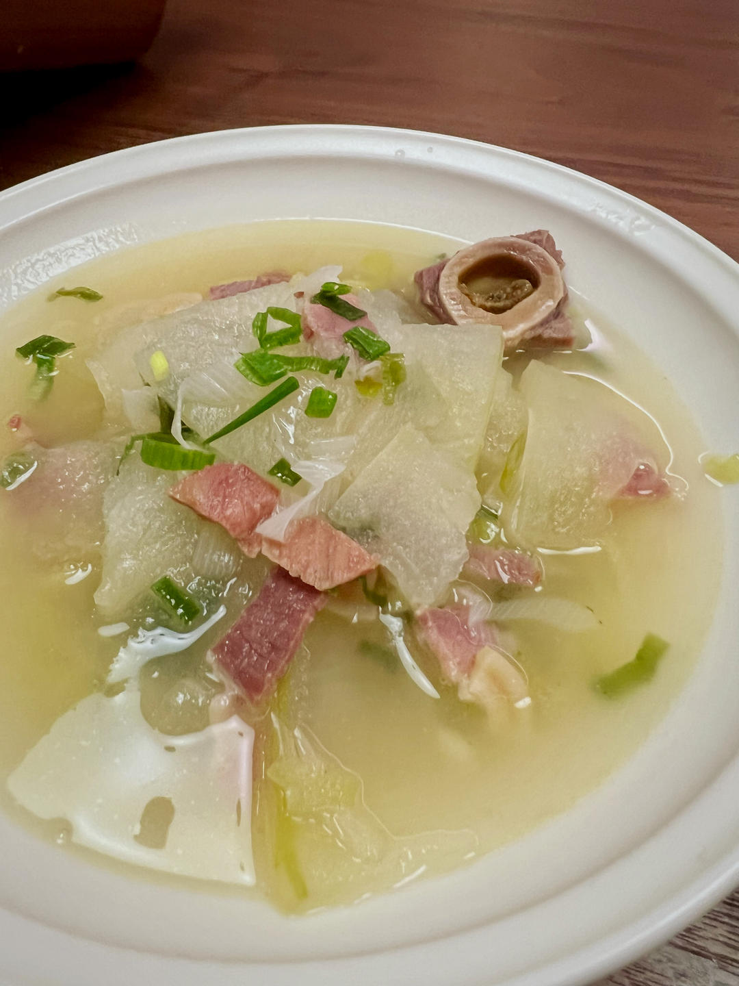 冬瓜火腿汤 鲜得掉眉毛！