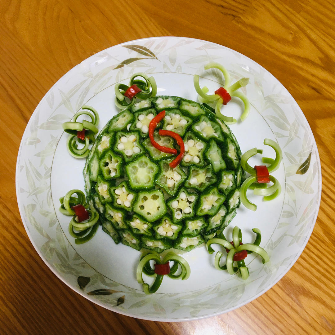 美的秋葵土豆泥