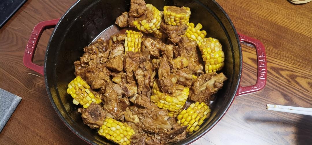 硬菜代表--排骨炖豆角土豆（豆角焖面胚子）