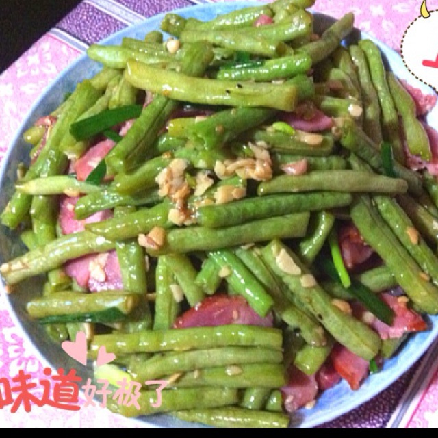 豆角炒肉