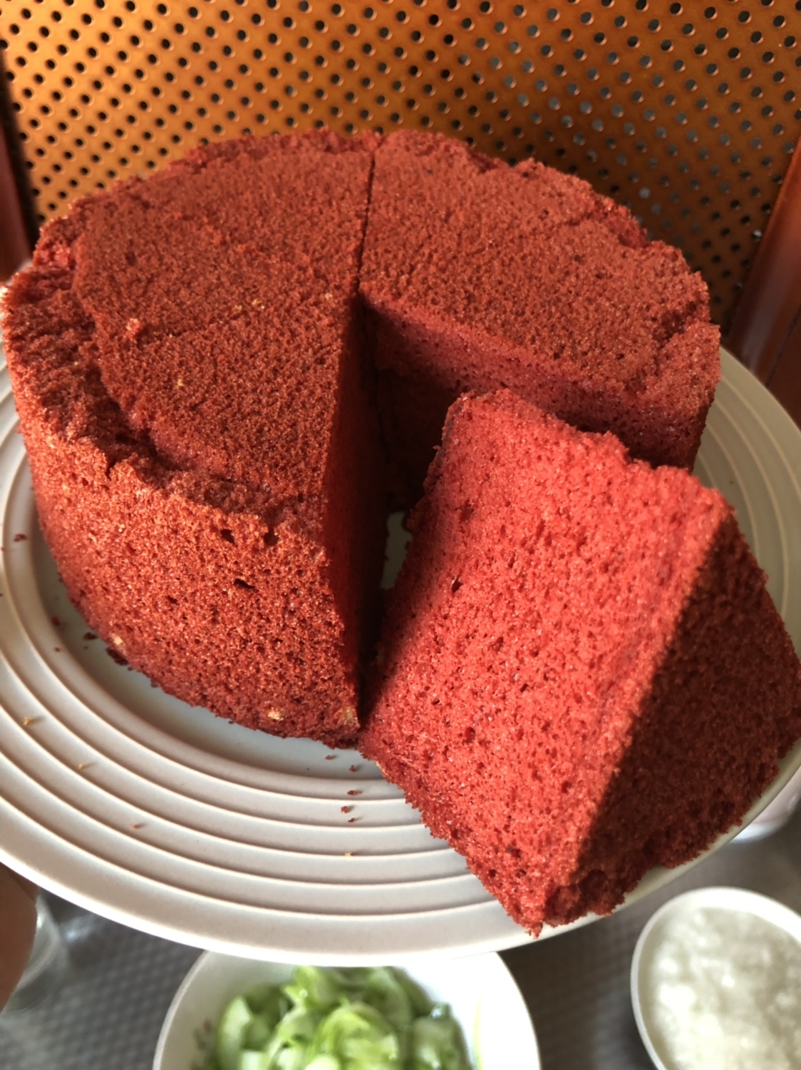 红丝绒蛋糕（6寸戚风版）的做法