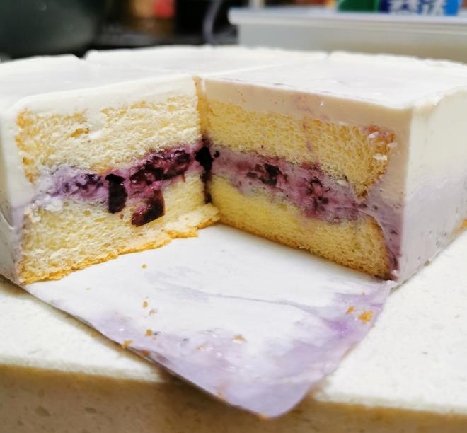 蓝莓酸奶双层慕斯的做法