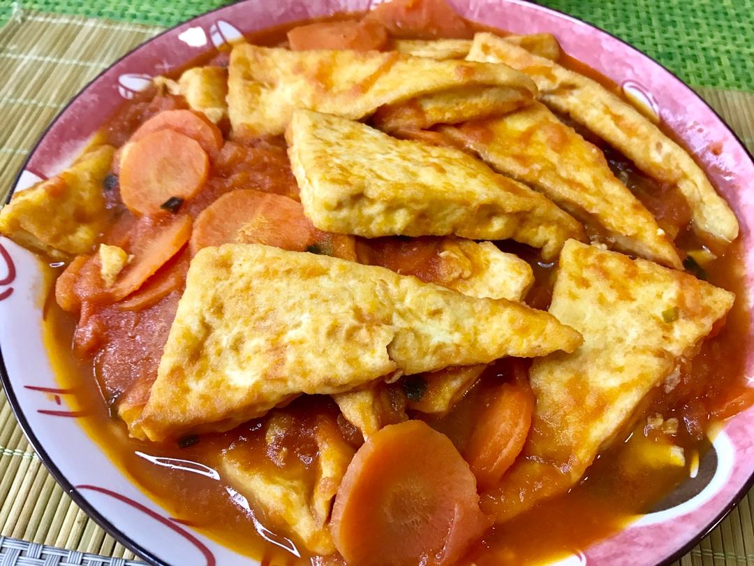 西红柿烧豆腐