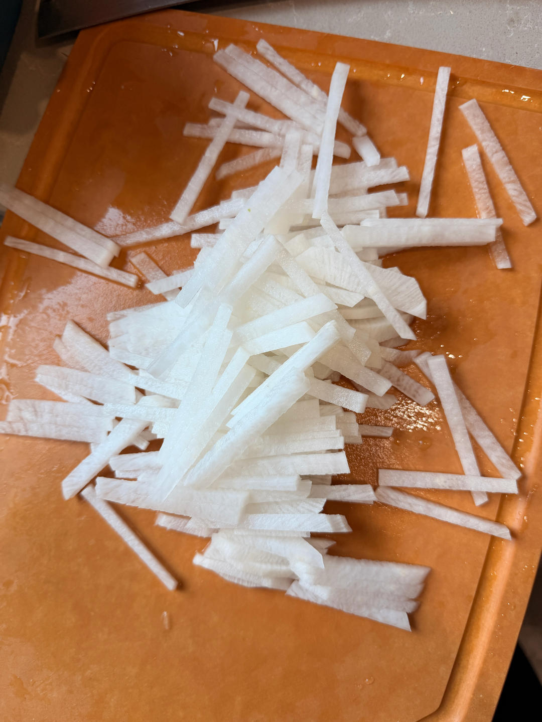 白萝卜丝炒牛肉