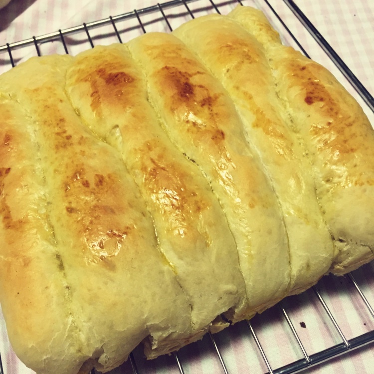 蜂蜜淡奶油面包#美味排包#