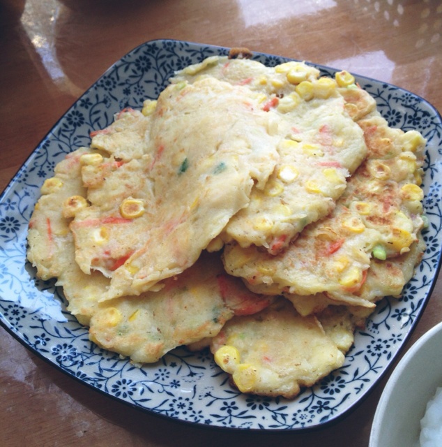 玉米土豆丝小煎饼