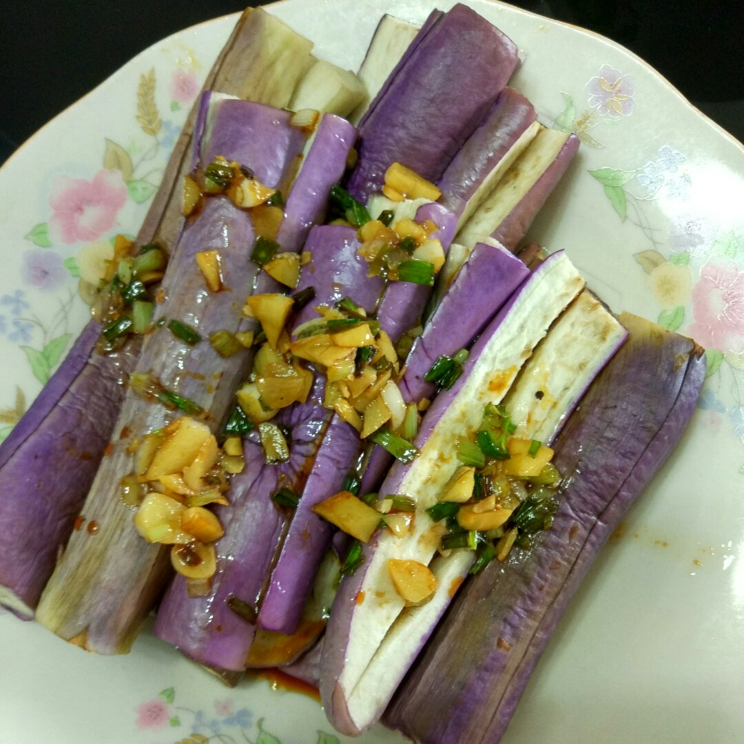 凉拌蒸茄子
