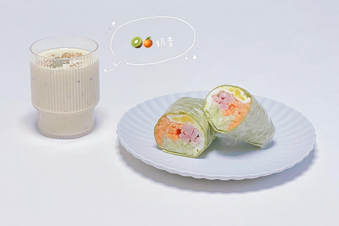 菠菜煎饼 蔬菜饼 卷饼